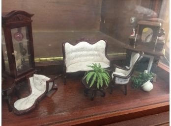 Handmade Diorama Of Victorian Sitting Room