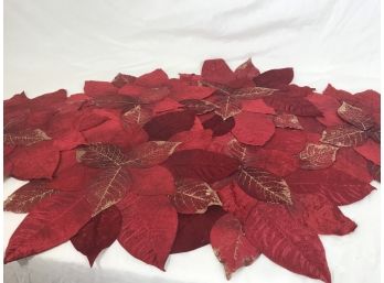 Set Of Poinsettia Holiday Placemats