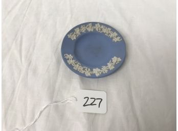 Wedgewood Jasperware Blue And White Cameo Plate