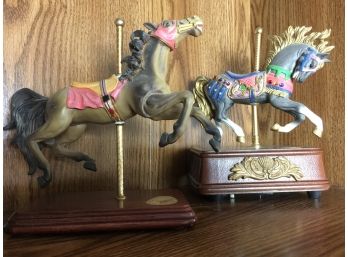 Carousel Horse Music Box And Cape Collectables Carousel Horse