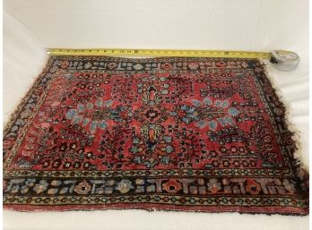 Beautiful Vintage Handmade Afghani Throw Rug