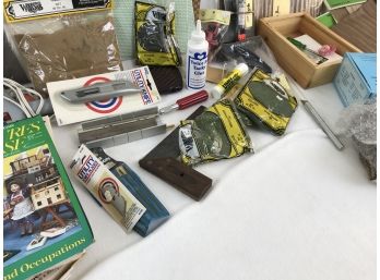 Large Assortment Of Diorama Tools And Materials