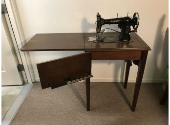 Antique Majestic Brand Collapsible Sewing Machine