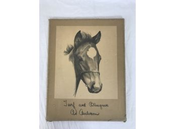 Vintage Turf And Bluegrass Portfolio By CW Anderson With 15 Lithographs