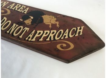 Rustic Style Yellowstone Sign