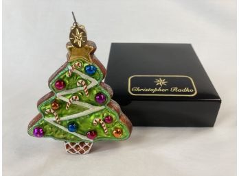 Collectible Christopher Radko Christmas Tree Ornament