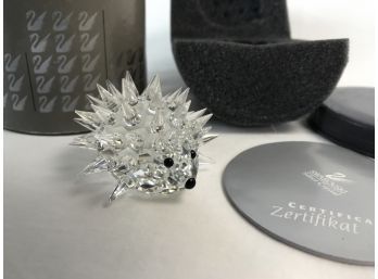Swarovski Austrian Silver Crystal Hand Faceted Porcupine