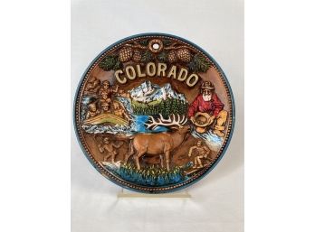 Awesome Colorful Painted Colorado Decorative Plate