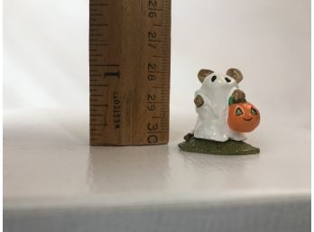 Collectible And Valuable Early 1981 Wee Forest Folk Miniature Figurine By Annette Petersen