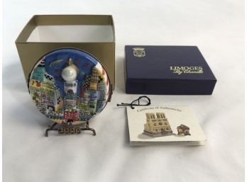Limoges By Chanille Time Square 2000 Millennial Celebration Box