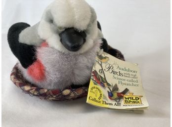Adorable Audubon Stuffed Bird - Scissor-Tail Flycatcher