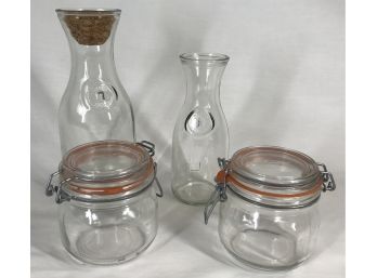 Collection Of Of Clear Glassware