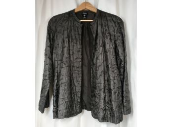 Beautiful Eileen Fisher Silk Textured Jacket - Size PP