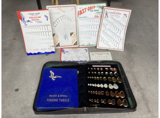 Incredible Vintage Salesman Fishing Lure Sample Kit (see The Blue Book!)