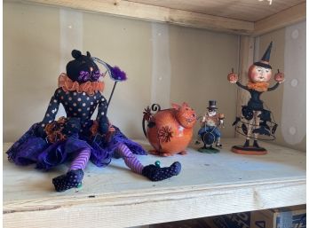 Assortment Of Tim Burton Like Halloween Decorations