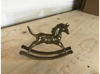 Bronze Rocking Horse Statue