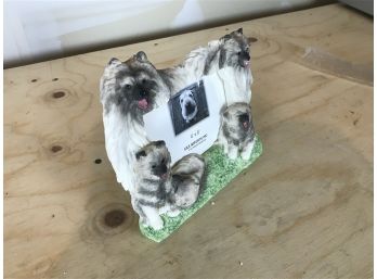 Cast Puppy Picture Frame
