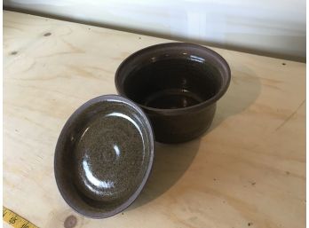 Unique Earthenware Artisan Made A Pot With Lid