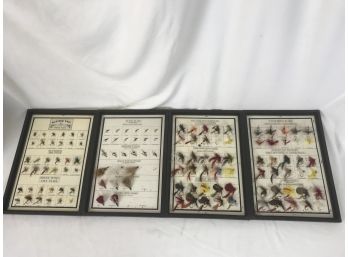 Really Unique Vintage Fly Fishing Lure Salesman Sample Display