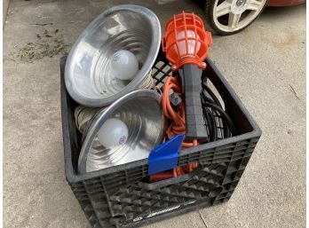 Crate Of Utility Lights