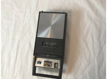 Vintage GE Brand Tape Cassette Recorder And Player