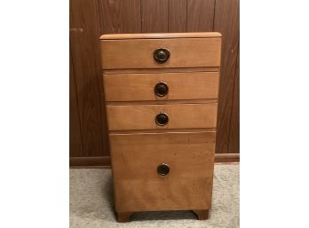 Beautiful Vintage Drexel Brand Wood Dinning And Silverware Chest Dresser (Silverware Not Included)