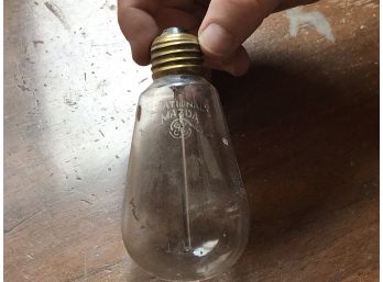 Antique National Mazda Light Bulb