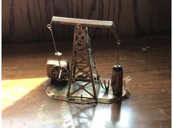 Really Unique Handmade Copper Well With Music Box