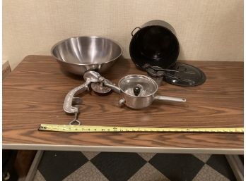 Awesome And Useful Collection Of Vintage Jam Canning Kitchen Equipment