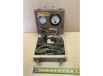Really Cool And Old Antique Portable Electrical Monitor Station Box