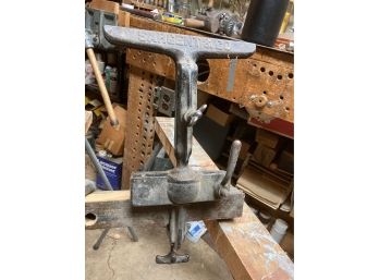 Antique Sargent & Co Articulating Cast Iron Clamp