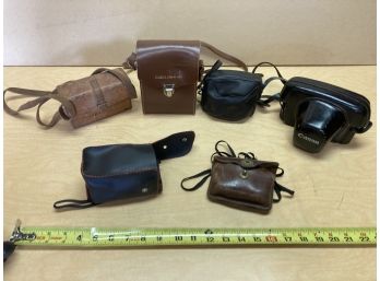 Huge Lot Of Vintage Cameras And Assorted Camera Equipment