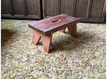 Small Mid Century Shop Project Stool