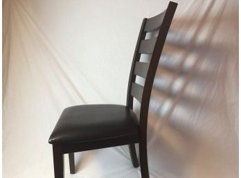 Modern Wooden Chair With Cushioned Seat