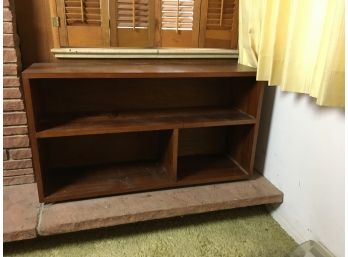 Wooden Bookcase With Fixed Shelves