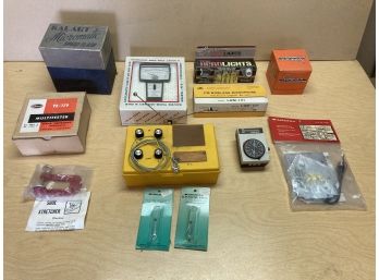 Interesting Assortment Of Vintage Electronics And Items In Original Boxes