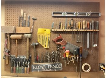 Well Organized Assortment Of Tools