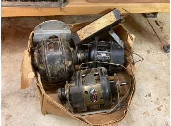 Three Vintage And Antique Electric Motors