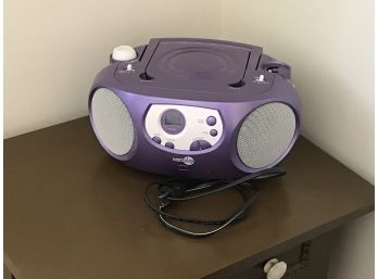 Modern Purple Cd Player