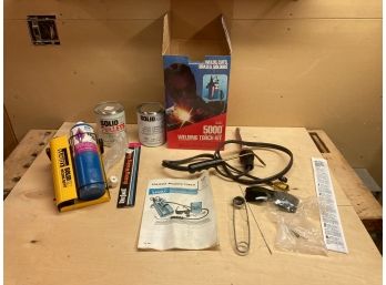 Montgomery Ward Brand Solid Ox Welding Outfit Kit In Original Box