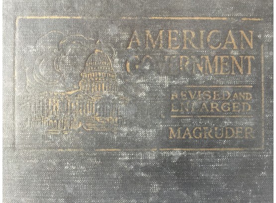 Antique American Government Book