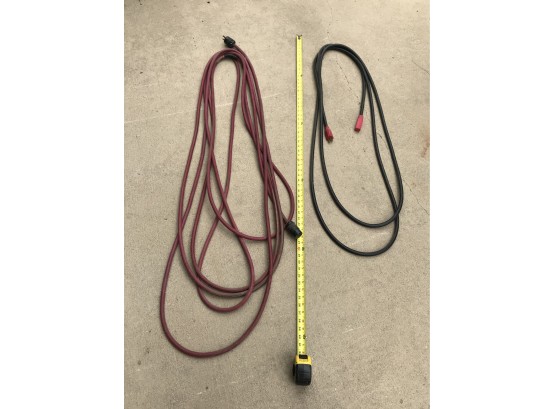 Two Heavy Duty Extension Cords