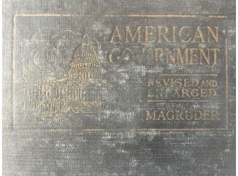 Antique American Government Book