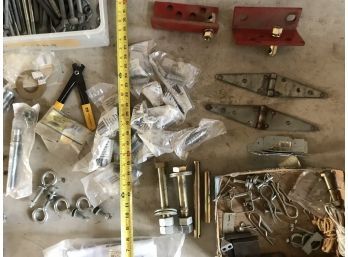 Huge Box Of Assorted Fasteners And Bolts