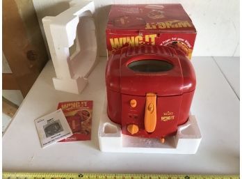 Rival Brand Wing It Countertop Deep Fryer With Cookbook And Instructions