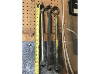3 Huge Wrenches (each About 18' Long)