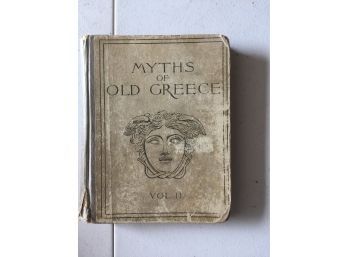 Myths Of Old Greece Volume 2 Antique Book