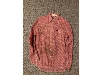 Vintage Wrangler Red Check Snap Shirt