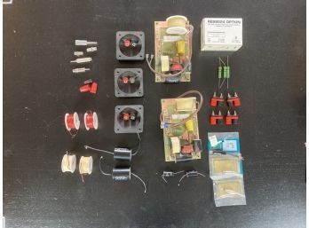 Assortment Of Audio Connectors And Audio Electrical Components