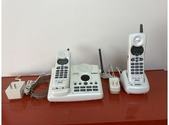 Uniden Brand Cordless Phone Set With Built-in Answering Machine (Great For The Cabin)